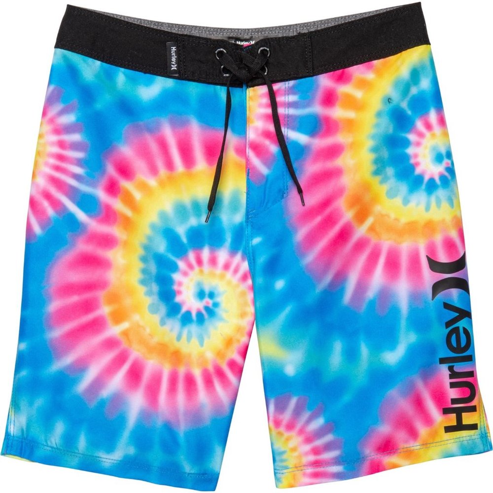 HURLEY Tie-Dye Printed Board Shorts for Big Boys Youth Size 16 New With Tags - Picture 3 of 4